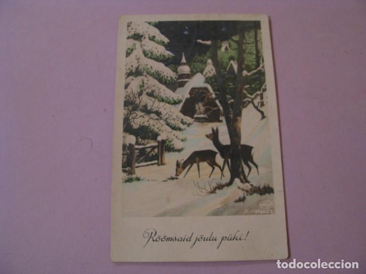Postkarten: POSTAL DE NAVIDAD. ESTONIA. CIRCULADA SIN SELLO. 1939.