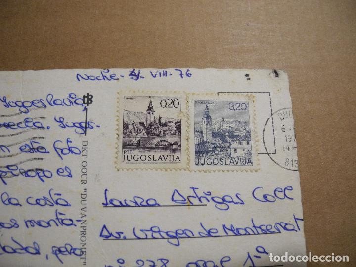 Postales: Budva. Circulada 1976 - Foto 2