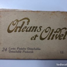Postales: LIBRITO TARJETAS POSTALES ORLEANS ET OLIVET 24 CARTES