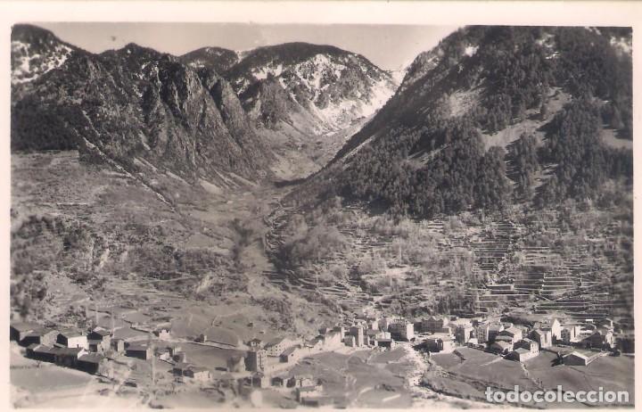Postais: POSTAL DE VALLS D'ANDORRA - LES  ESCALDES VISTA GENERAL.