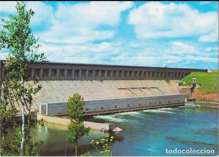 Postcards: AEROFLOT SOVIET AIRLINES - THE BRATSK HYDRO-ELECTRIC POWER STATION - S/C