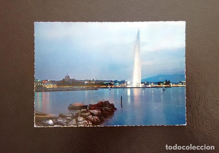 Postales: POSTAL LA RADE AU CR&Eacute;PUSCULE, GEN&Eacute;VE. A&Ntilde;OS 70 (SIN CIRCULAR)