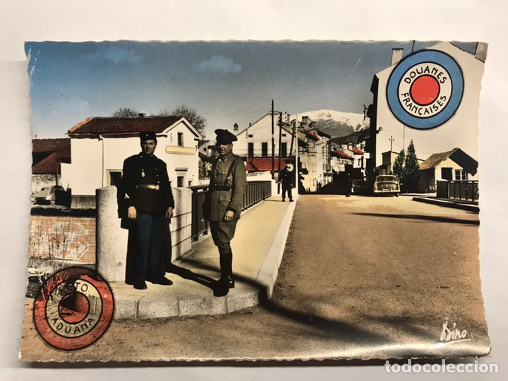 Postales: MILITAR POSTAL. Aduanas Francesas Animada. Postal a color. Edita: Photo Gaudin (a.1959)
