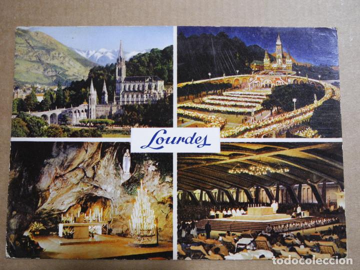 Postales: Lourdes n. 2 Circulada. 1970 - Foto 1