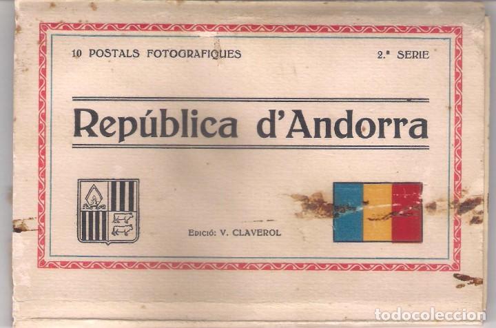 Postcards: BLOCK DE 10 POSTALES FOTOGRAFICAS DE REP&Uacute;BLICA DE ANDORRA .