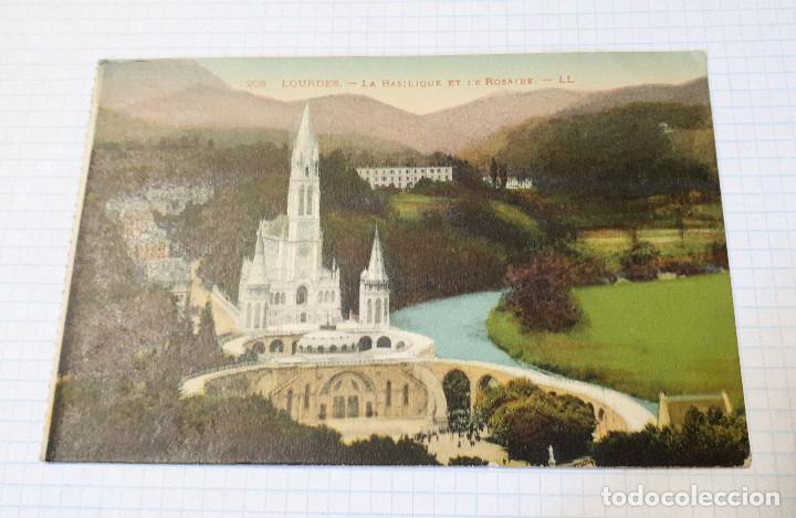 Postales: Postal de Lourdes, escrita - Foto 1