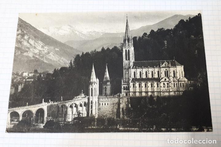 Postales: Postal de Lourdes, circulada - Foto 1