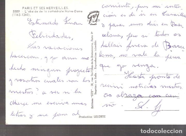Postales: Par&iacute;s. Notre - Dame. - Foto 2