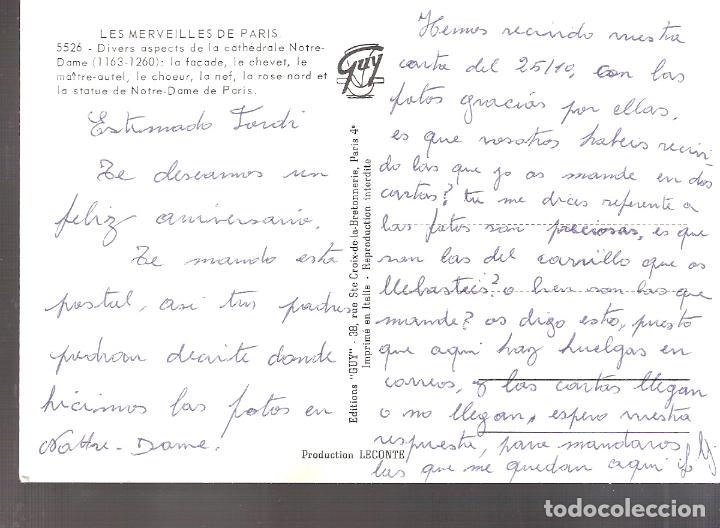 Postales: Par&iacute;s. Notre - Dame . - Foto 2