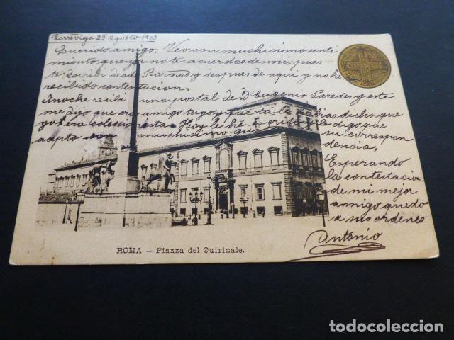 Postales: ROMA PLAZA DEL QUIRINAL - Foto 1