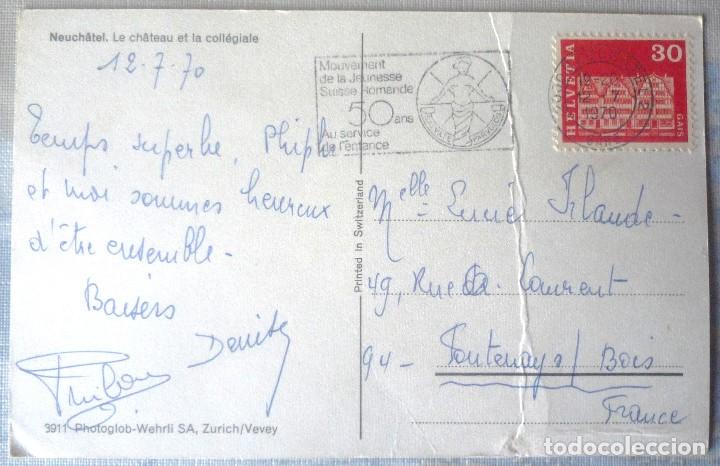 Postales: POSTAL DE NEUCHATEL (SUIZA) - Foto 2