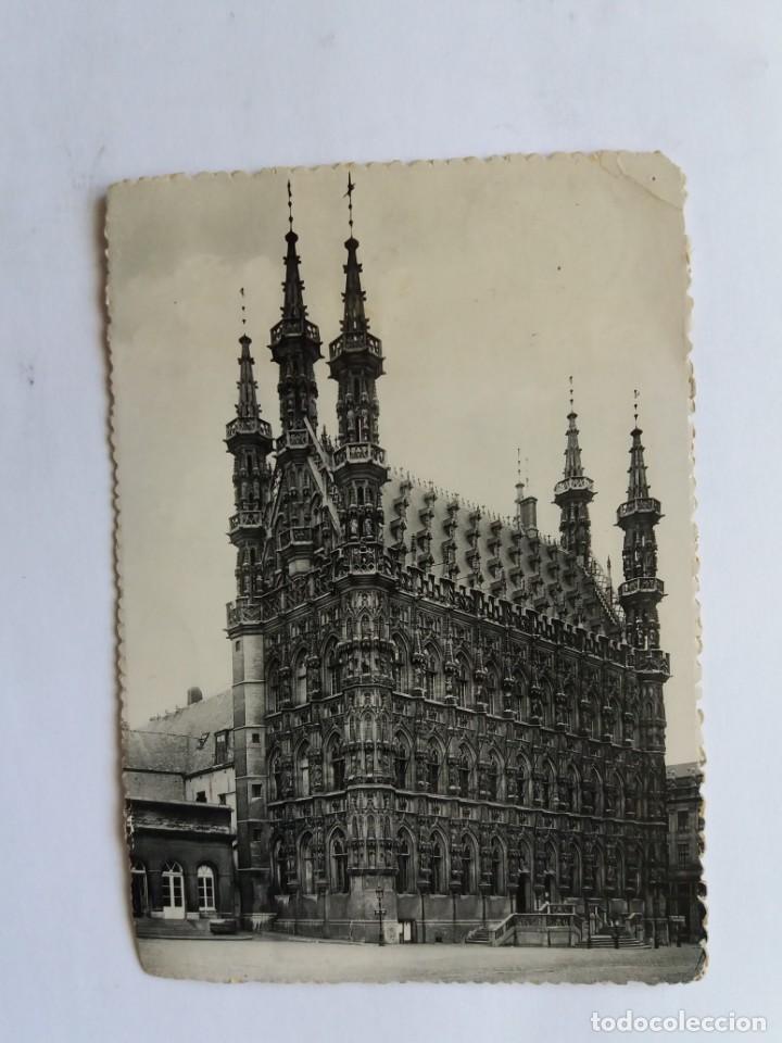 Postkarten: ANTIGUA TARJETA POSTAL - BELGICA - HOTEL DE VILLE LOUVAIN - LEUVEN STADHUIS - HOTEL MAJESTIC