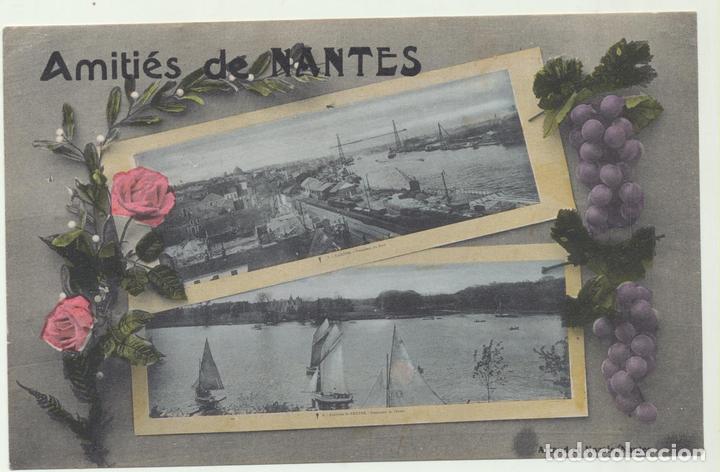 Cartes Postales: Amities de nantes. Escrita al dorso