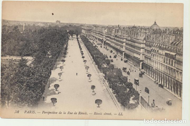 Postales: Paris - Perspective de la Rue Rivoli - Foto 1