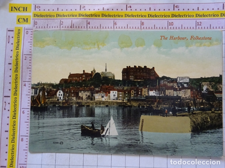Postkarten: POSTAL DE REINO UNIDO GRAN BRETA&Ntilde;A. A&Ntilde;OS 10 30. FOLKESTONE THE HARBOUR. 1602