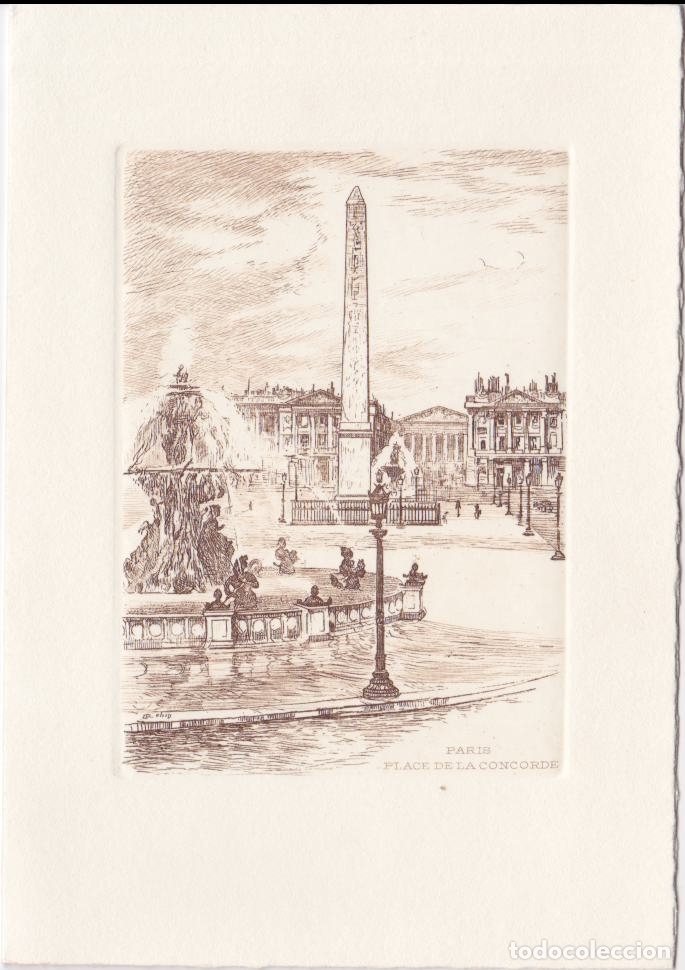 Cartoline: PARIS, PLACE DE LA CONCORDE - D&Iacute;PTICO - (11,5X16,5)