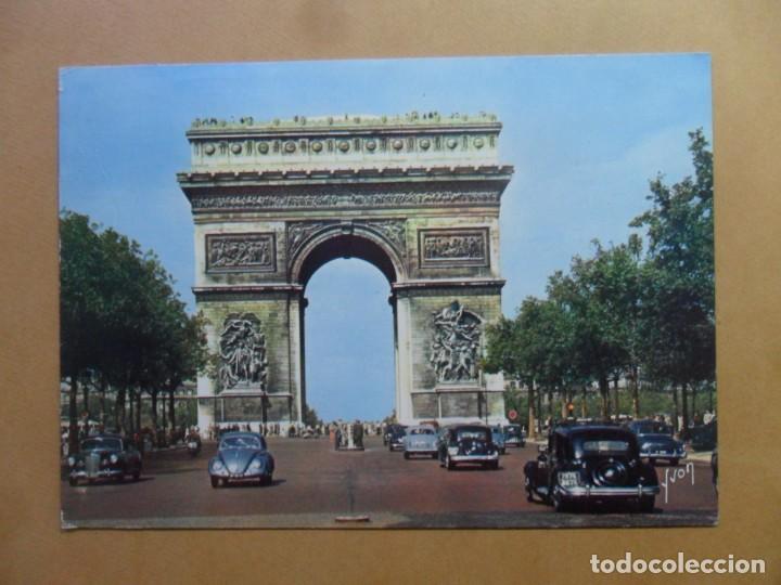 Postales: POSTAL - COLEURS ET LUMIERE DE FRANCE - PARIS - ARC DE TRIOMPHE E L'ETOILE/EL ARCO DEL TRIUNFO