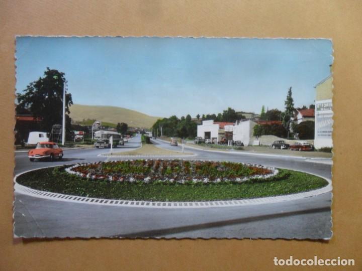 Postales: POSTAL - 236 - SAINT-CHAMOND (LOIRE) - ROND-POINT DE L'AUTOROUTE ALLANT A ST-ETIENNE - ED. BAURE