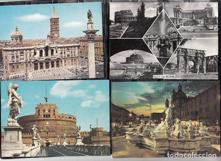 Postales: LOTE DE 10 POSTALES DE ROMA - Foto 1