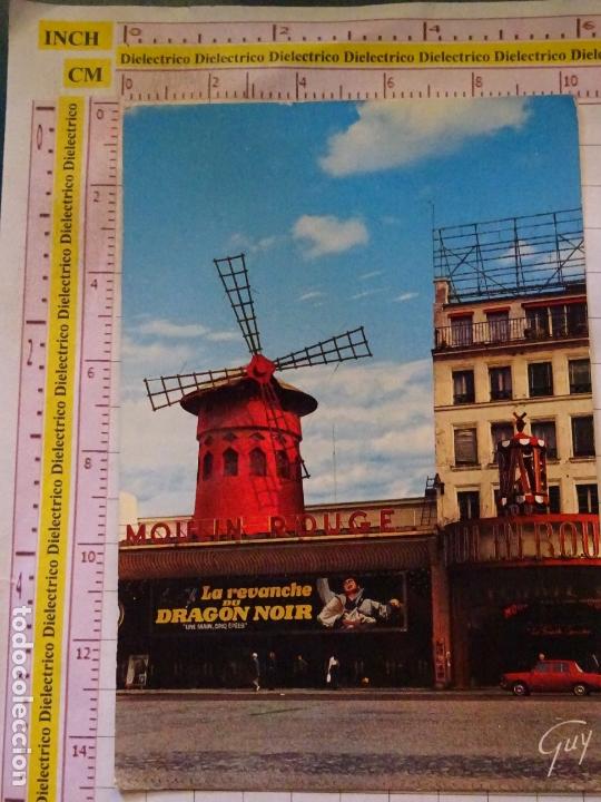 Cartes Postales: POSTAL DE FRANCIA. A&Ntilde;O 1976. PARIS, LE MOULIN ROUGE. LA REVANCHE DU DRAGON NOIR. 1738