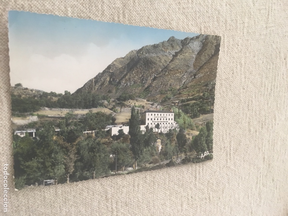 Postales: Postal Valle de Andorra estudio de radio Andorra