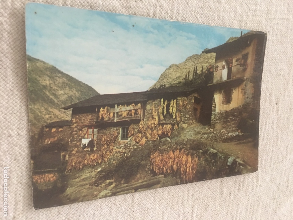 Postales: Postal de Andorra secado de tabaco - Foto 1