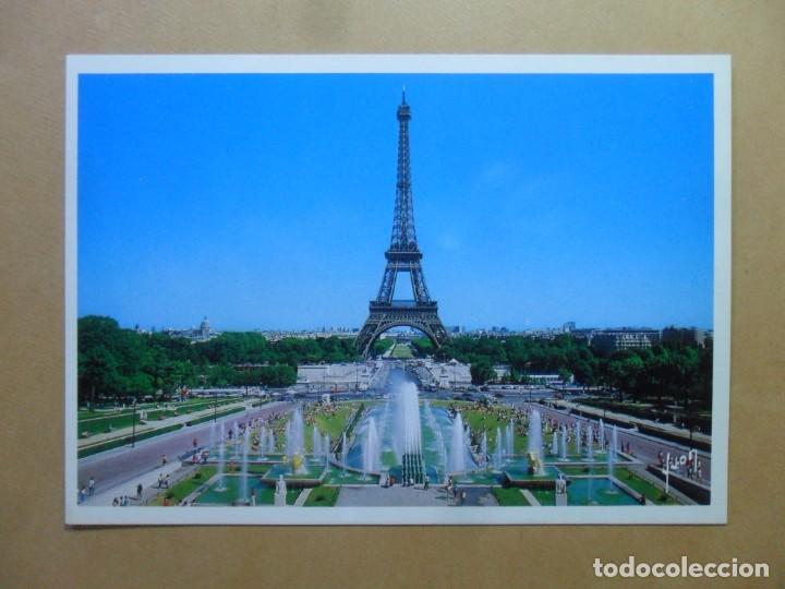Postales: POSTAL - PARIS - COULEURS ET LUMIERE DE FRANCE - LA TOUR EIFFEL ET LES JETS D'EAU - ED. YVON