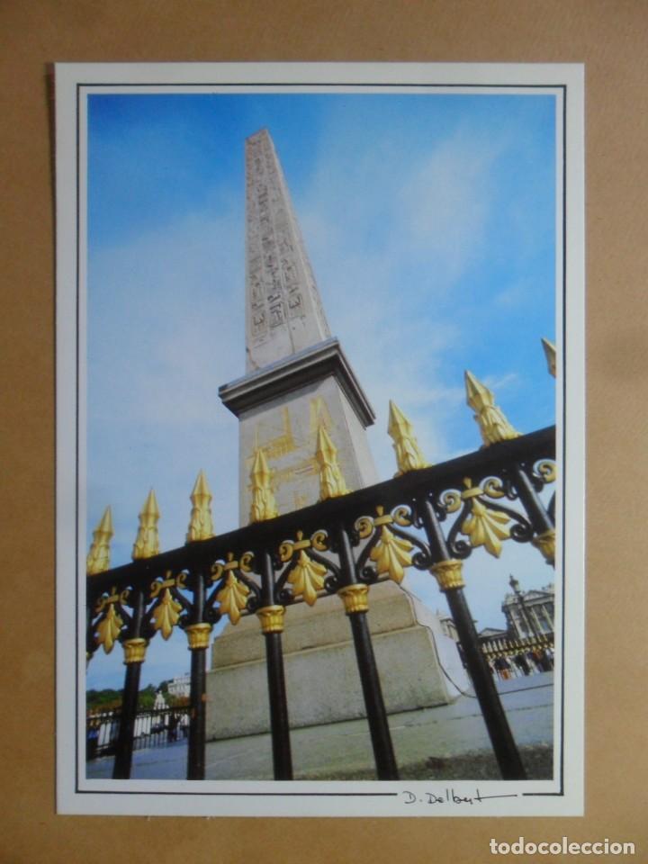Postais: POSTAL - PARIS - OBELISQUE / OBELISCO POR LA MEMORIA DE LOS HOMBRES - ED. LYNA