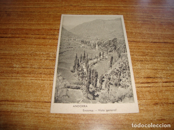 Postales: POSTAL SIN CIRCULAR VALLS D'ANDORRA ENCAMP VISTA GENERAL