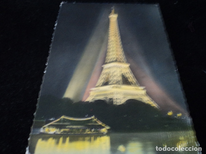 Cartes Postales: 8111 LA TORRE EIFFEL ILUMINADA ENVIADA POR LA FAMOSA ACTRIZ Y BAILARINA LEONOR MARIA