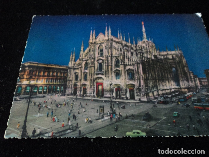 Cartes Postales: MILANO IL DUOMO NOTTURNO CIRCULADA 1967