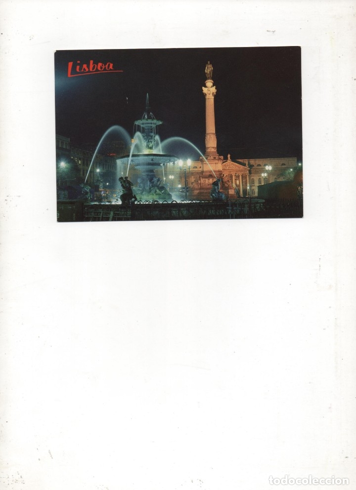 Postales: POSTAL DE LISBOA -ROSSIO-SIN CIRCULAR - Foto 1