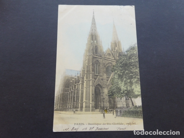 Postales: PARIS BASILICA DE SANTA CLOTILDE - Foto 1