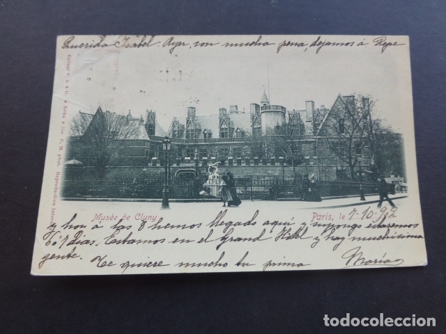 Postales: PARIS MUSEE DE CLUNY - Foto 1