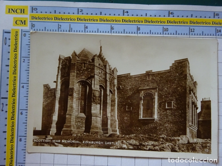 Postais: POSTAL DE REINO UNIDO GRAN BRETA&Ntilde;A. A&Ntilde;OS 10 30. ESCOCIA, CASTILLO DE EDIMBURGO. WAR MEMORIAL. 739