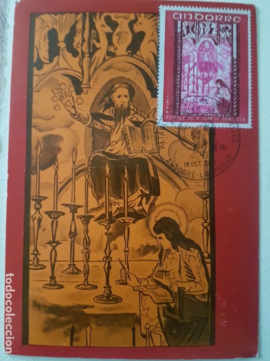 Postales: ANDORRA POSTAL MAXIMA TEM&Aacute;TICA RELIGIOSA - Foto 1