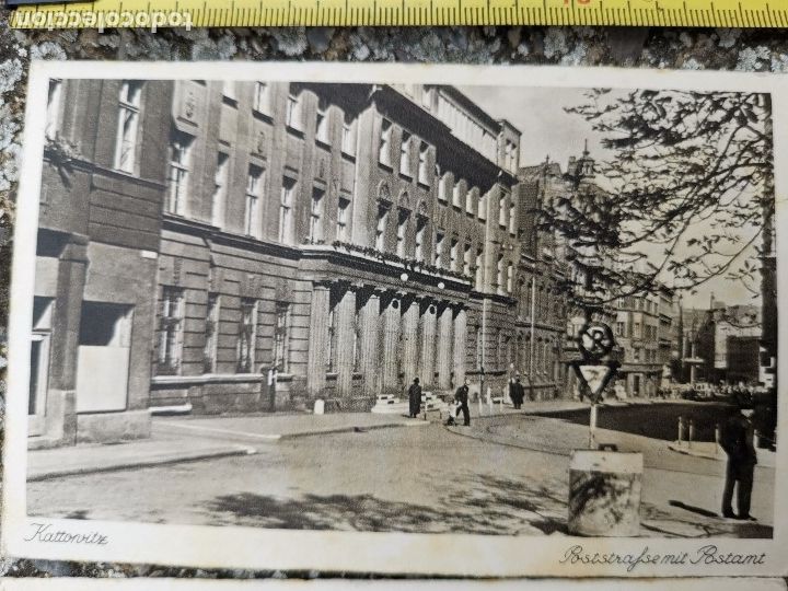 Cartes Postales: 3 Postales de Katowice Polonia 1940s-1950s