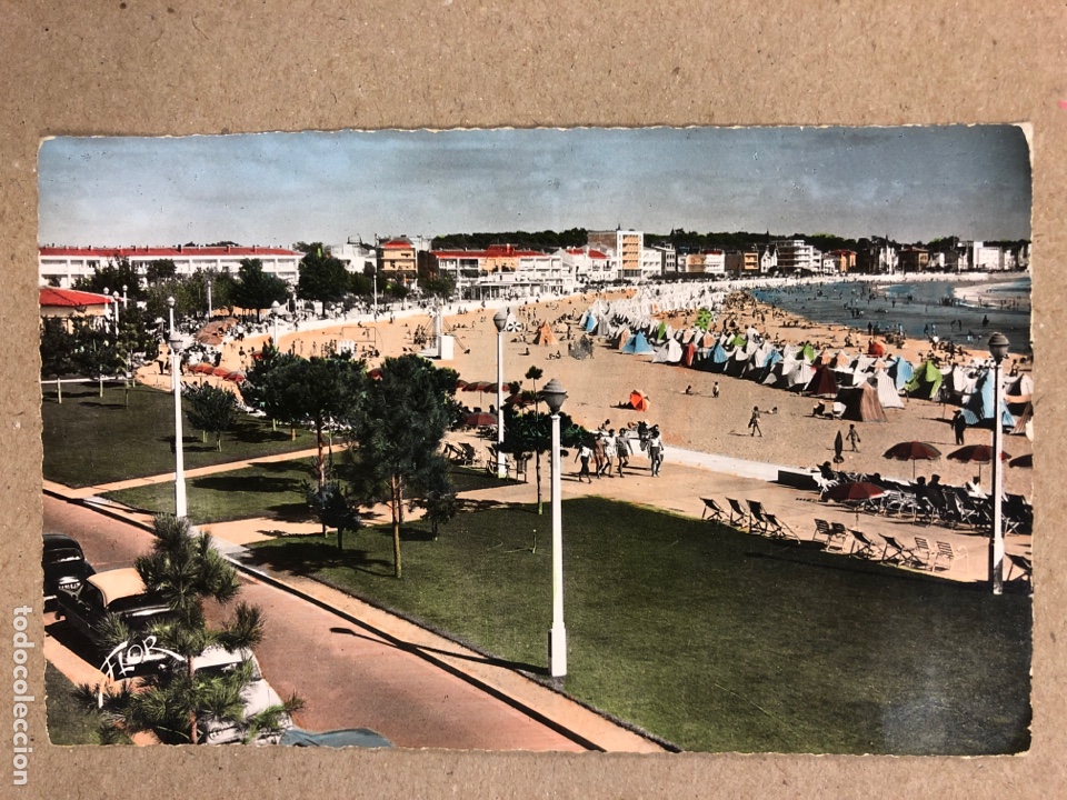 Postais: ANTIGUA TARJETA POSTAL. ROYAN (Ch.-Mme) - PROMENADE BOTTON ET GRANDE CONCHE. 9 x 14 Cms.