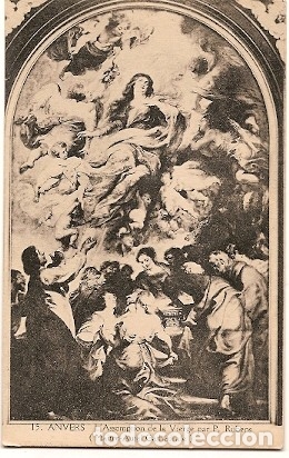 Postales: Belgica ** & La Asunci&oacute;n de la Virgen, P. Rubens (15)