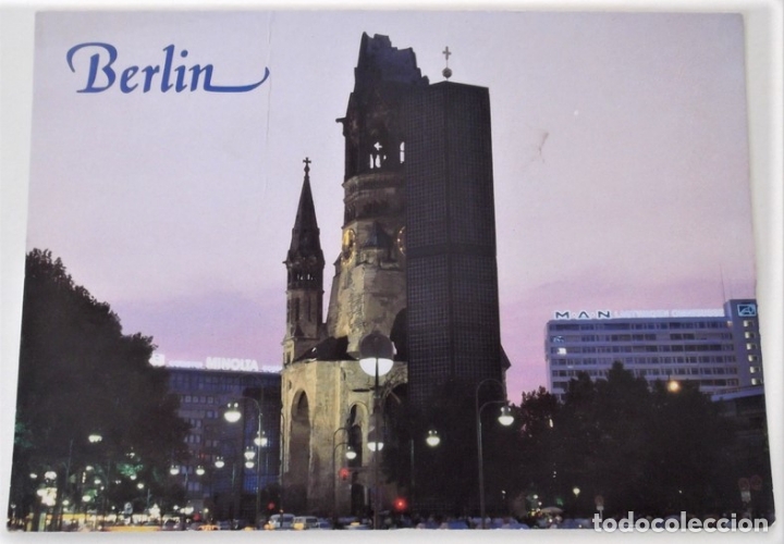 Postales: Berl&iacute;n. Edificios ???. Usada con sello. Dorso con tachaduras de tipex. - Foto 1