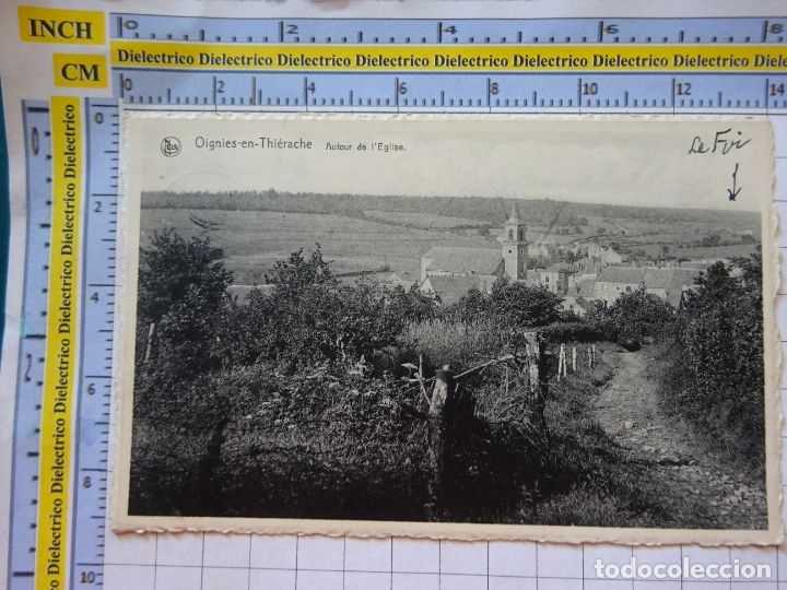 Postkarten: POSTAL DE B&Eacute;LGICA. A&Ntilde;O 1949. OIGNIES EN THIERACHE. 1819