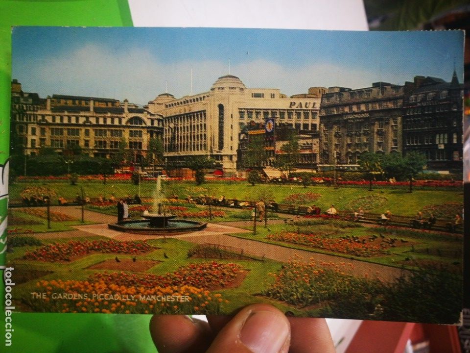 Postais: Postal Manchester The Garden Piccadilly 1963 escrita y sellada