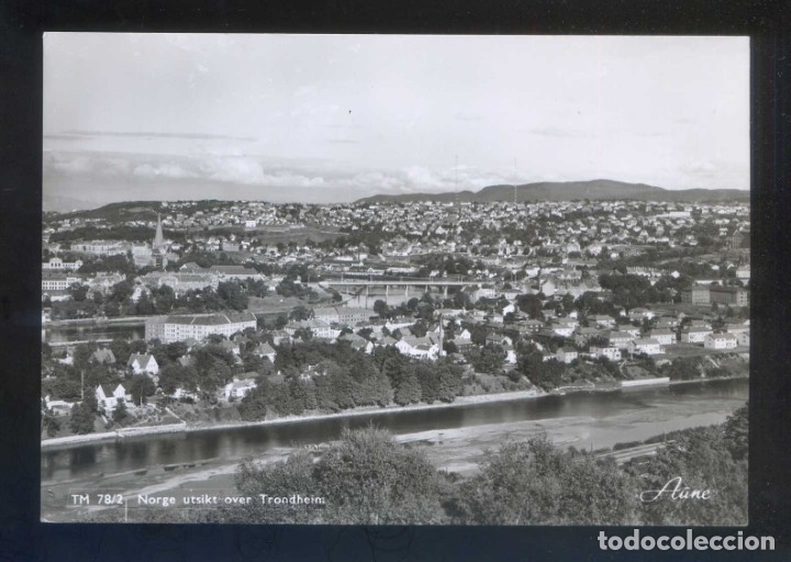 Postais: Noruega. Trondheim. *Utsik over...* Nueva.