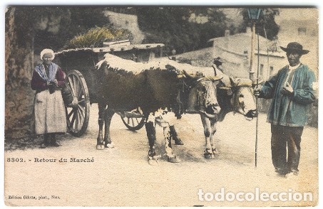 Postales: Francia.- Retour du Marche