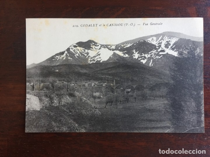 Postcards: Tarjeta postal franc&eacute;sa. 219 Codalet et le Canigou P.O.  Vue Generale. de finales del siglo XIX