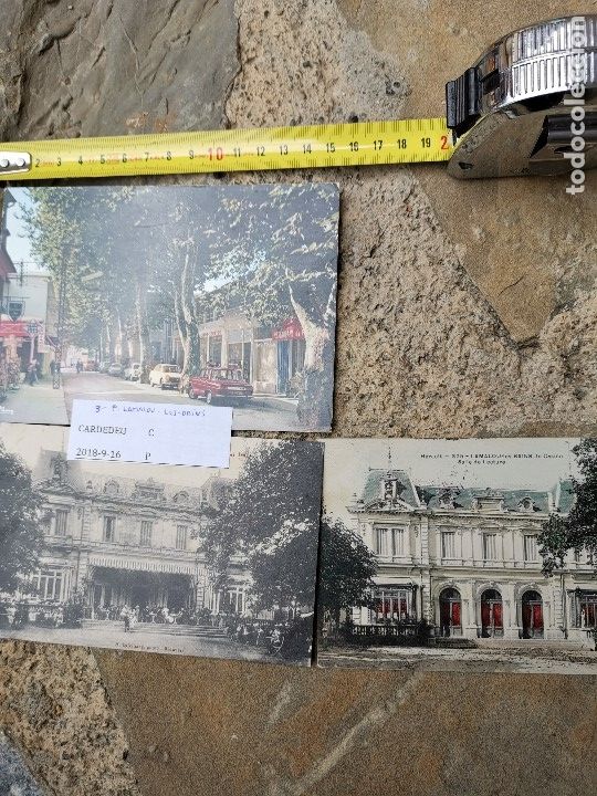 Postales: 3 Postales Lamalou-Les-Bains, Francia diferentes &eacute;pocas