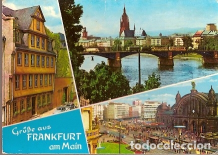 Postales: Alemania & Frankfurt  la Estaci&oacute;n Principal de la Catedral, Beira, Mo&ccedil;ambique 1973 (6)