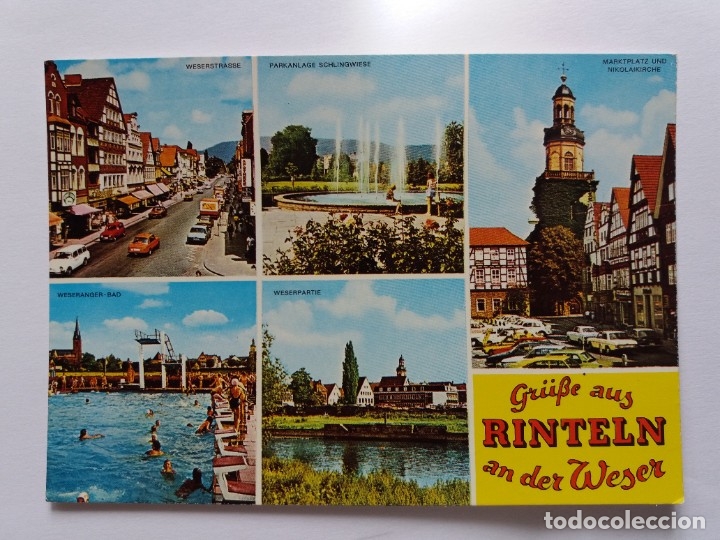 Postkarten: TARJETA POSTAL -  RINTELN - PARTIE AN DER WESER - ALEMANIA