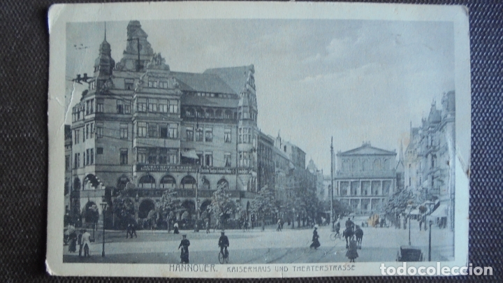 Postales: antigua postal hannover finales XIX, art nouveau