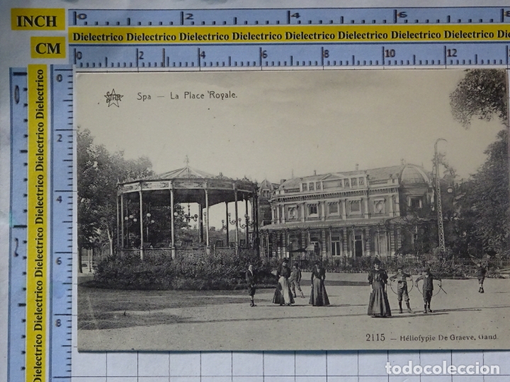 Cartes Postales: POSTAL DE B&Eacute;LGICA. A&Ntilde;OS 10 30. SPA LA PLACE ROYALE. MUJERES NI&Ntilde;OS HULA HOOP. 304